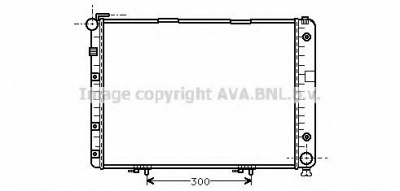 AVA QUALITY COOLING msa2154 -  Радиатор, охлаждение двигателя